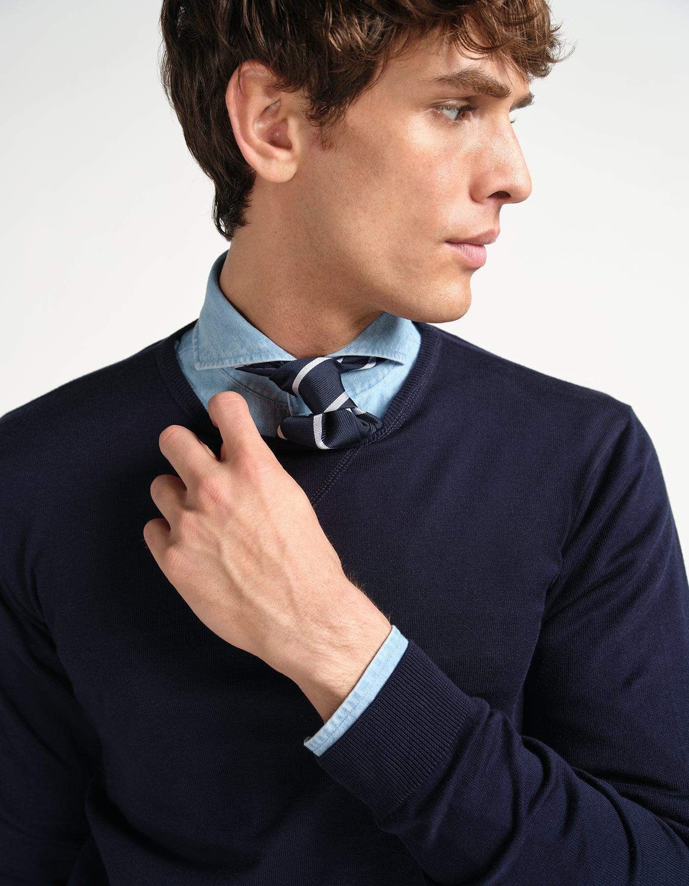 Pull en Coton et Cachemire